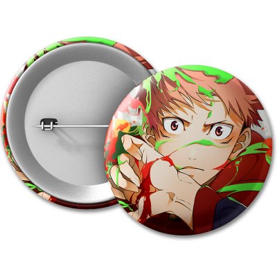 Jujutsu Kaisen Placka Yuji Itadori - 50 mm – Zboží Dáma Jujutsu Kaisen Placka Yuji Itadori - 50 mm – Zboží Dáma