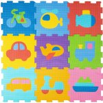 Lamps Pěnové puzzle 9 ks dopravní prostředky – Zboží Dáma