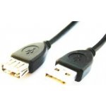 Gembird CCP-USB2-AMAF-6 Kabel USB A-A 1,8m 2.0 prodluž,HQ Black,zlac.kont. – Zbozi.Blesk.cz