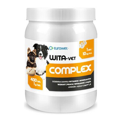 Eurowet Wita-Vet Complex 1 g vitamíny a minerály pro psa 400 tab – Hledejceny.cz