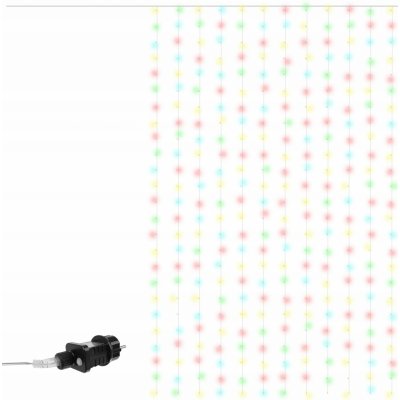 ISO 11331 Světelný závěs 300 LED multicolor – Hledejceny.cz