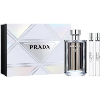 Prada L'Homme EDT 100 ml + EDT 2 x 10 ml dárková sada