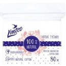 Linteo Papírové Vatové tyčinky 100% natural 80 ks