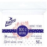 Linteo Papírové Vatové tyčinky 100% natural 80 ks – Zbozi.Blesk.cz