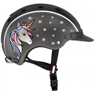 Casco Přilba NORI 2 EINHORN Černá Šedá – Zboží Mobilmania