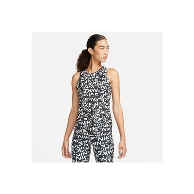 Nike Dri FIT One Women's Printed Training Tank DX0096 025 Černá