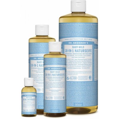 Dr. Bronner´s All- one tekuté universální mýdlo Neutral-Mild 236 ml od 172  Kč - Heureka.cz