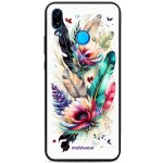 Pouzdro Mobiwear Glossy Huawei P20 Lite - G017G Pírka a květy