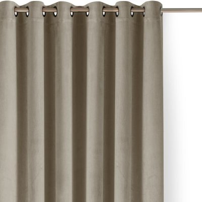Filumi Béžový sametový dimout závěs 200x175 cm Velto – Filumi – Hledejceny.cz