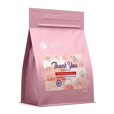 THANK YOU Espresso B.O.P. pražiareň zrnková 250 g – Hledejceny.cz