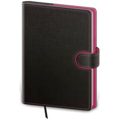 Flip A5 denní 2026 antracit/magenta – Zboží Mobilmania