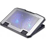 Hama chladicí stojan pro notebook Aluminium, naklápací, 2 ventilátory, modré podsvícení, tichý chod – Zboží Živě