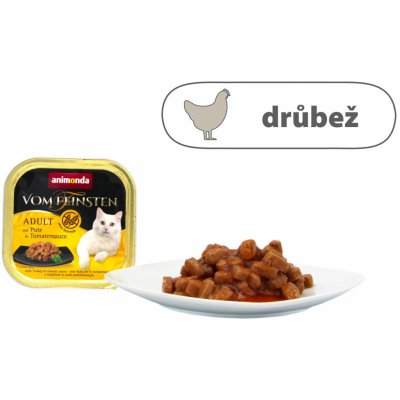 Animonda Vom Feinsten Adult krůta v rajčatové omáčce 100 g – Hledejceny.cz