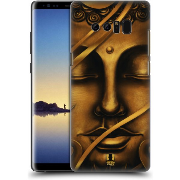 Pouzdro a kryt na mobilní telefon Pouzdro HEAD CASE Samsung Galaxy Note 8 vzor BUDDHA ZLATÝ BUDHA