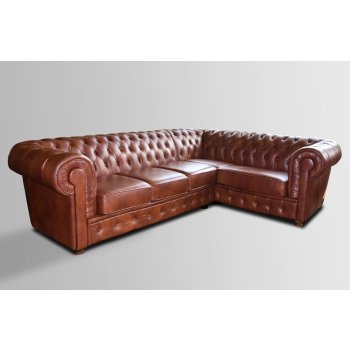 AV interiery Chesterfield Windsor kůže K-180 pravá