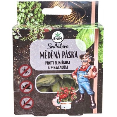 BIOM Sedlákova měděná páska proti slimákům a mravencům 4 m | Zboží Auto