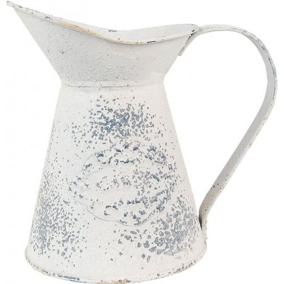 Béžový dekorační plechový džbán Fun Antique 17*11*17 cm Clayre & Eef – Hledejceny.cz