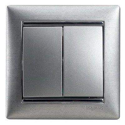 Legrand 770108 VALENA hliník č.6+6 – Zboží Mobilmania