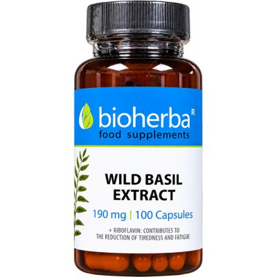 Bioherba Extrakt z divoké bazalky 190 mg 100 kapslí – Hledejceny.cz