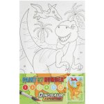 Grafix Malování na plátno dino s palmou 30x20 cm – Hledejceny.cz