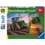 RAVENSBURGER John Deere v akci 3x49 dílků – Zboží Dáma