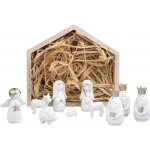 Anděl Přerov Dřevěný betlém 17 x 14,5 cm – Zboží Mobilmania