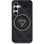 Guess Magnetic IML Metal Glitter 4G Circle Triangle Samsung S25 černé GUHMS25SHG4PRTGK – Hledejceny.cz