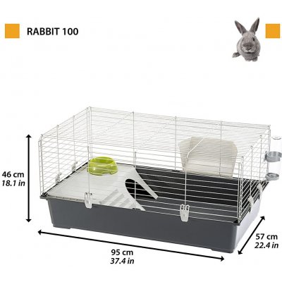 Ferplast Rabbit 100 95 x 57 x 46 cm – Zboží Mobilmania