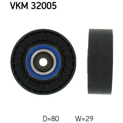 Vratná/vodicí kladka, klínový žebrový řemen SKF VKM 32005 (VKM32005)