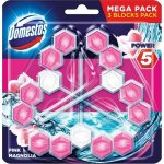 Domestos Power 5 WC blok Pink Magnolia 3 x 55 g – HobbyKompas.cz