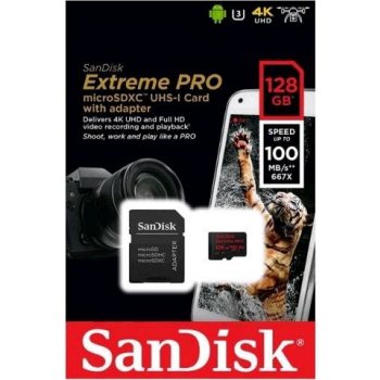 SanDisk microSDXC 128 GB UHS-I U3 SDSQXCG-128G-GN6MA