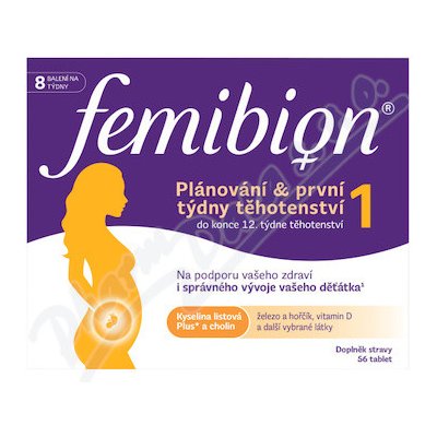 Femibion 1 Plánování a první týdny těhoten. tbl.56