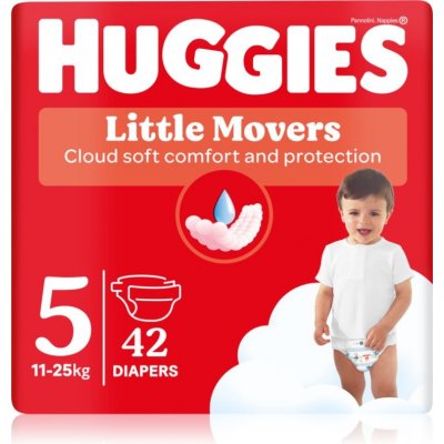 Huggies Little Movers 5 11-25 kg 42 ks – Zbozi.Blesk.cz