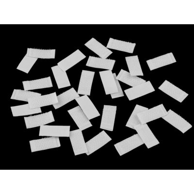 Suchý zip samolepicí obdélníčky sypané 10x20 mm, malé, 1 bílá háček – Hledejceny.cz