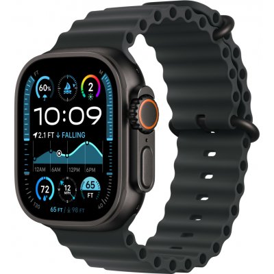 Apple Watch 49mm černý Oceánský řemínek - provedení z černého titanu MYPD3ZM/A – Hledejceny.cz