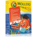 Mollers Omega 3 Želé Rybičky malinová příchuť 45 tablet – Zboží Dáma