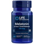 Life Extension Melatonin 6 Hour Timed Release 750 mcg 60 kapslí – Sleviste.cz