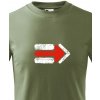 Dětské tričko Canvas dětské tričko Turistická šipka červená, Military 69, dětské tričko 2080