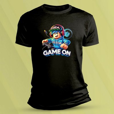 Sandratex dětské tričko s potiskem Roblox Game On Černá – Zboží Mobilmania