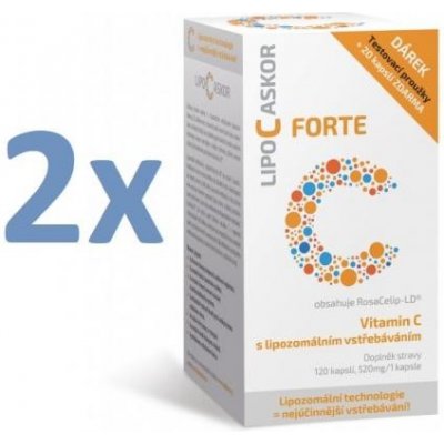 Inpharm 2x LIPO-C-Askor Forte 120 kapslí