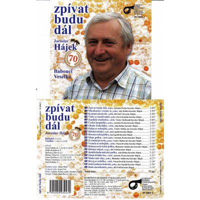 Veselka - Jaroslav Hájek 70 - Zpívat budu dál CD – Zboží Mobilmania