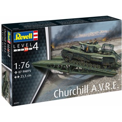 Revell Plastic ModelKit tank 03297 Churchill A.V.R.E. 1:76 – Zbozi.Blesk.cz