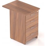 Lenza Visio 70 x 47 cm 4 zásuvky ořech – Zboží Dáma