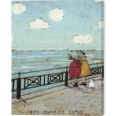 Obraz na plátně Sam Toft - Her Favourite Cloud, 2 cm - 40×50 cm – Zboží Dáma