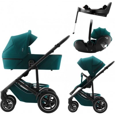 Britax Set Smile 5Z + korba + autosedačka Baby-Safe PRO + Vário Base 5Z 2024 Atlantic Green