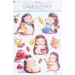 Anděl Samolepka na zeď plastická - Ježci - 41 x 28 cm - 15107 – Zbozi.Blesk.cz