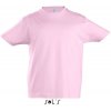 Dětské tričko SOL'S dětské tričko z těžké bavlny Imperial růžová světlá