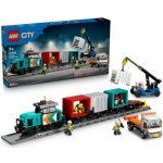 LEGO® City 60509 Přístavní nákladní vlak s jeřábem a náklaďákem – Zboží Živě
