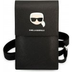 Pouzdro Karl Lagerfeld Metal Karl Head Wallet Phone Bag černé – Hledejceny.cz