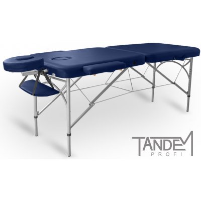 Tandem Skládací masážní stůl Profi A2D modrá 195 x 70 cm 14,8 kg